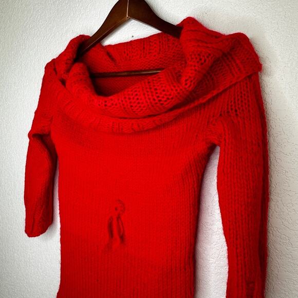 Ugly Christmas Sweater Dress 🤶🎄Handmade Knit dress (see Measurements)‎ - Picture 2 of 11